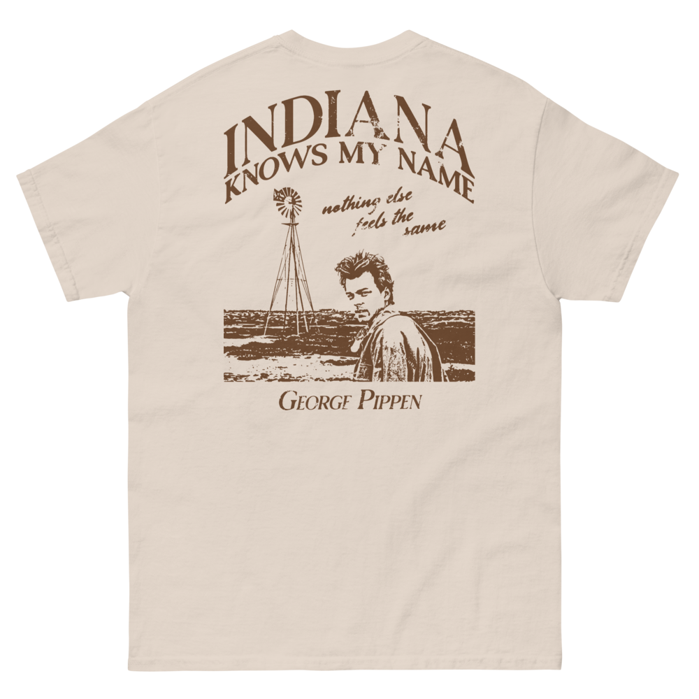 Indiana Knows My Name Tee Back