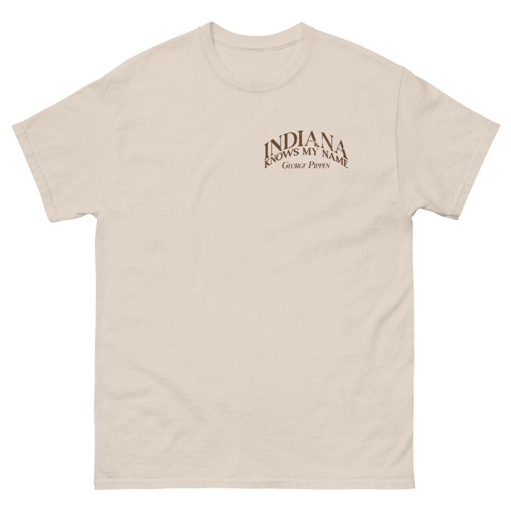 Indiana Knows My Name Tee Front