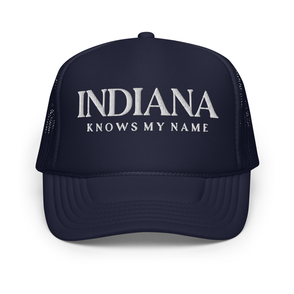 Indiana Knows My Name Hat Front